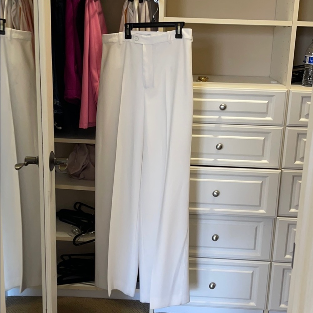 Zara white slack worn once